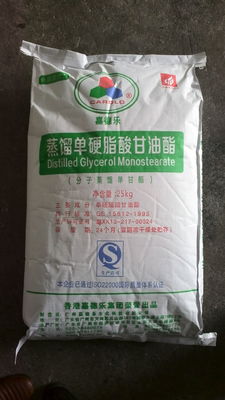 Monostearate GMS 95% σταθεροποιητών θερμότητας πρόσθετη Glyceryl σκόνη